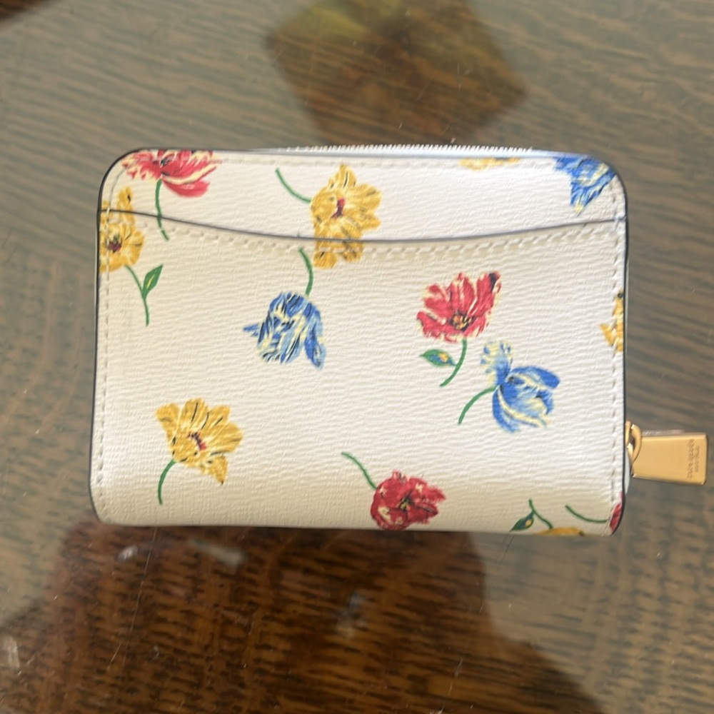 β οΈ Kate Spade Morgan π Tulip πToss Wallet Zip Around Single Rear Slot π - Picture 2 of 4